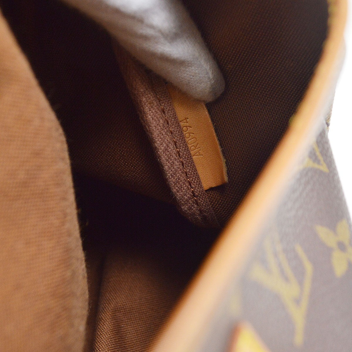 Louis Vuitton Saumur Monogram Canvas, Brown, Canvas, Shoulder Bag