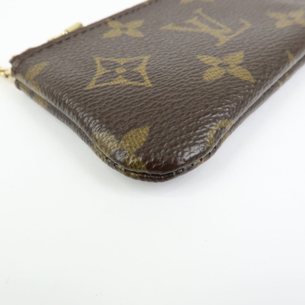 Louis Vuitton Key Monogram Canvas, Brown, Canvas, Clutch