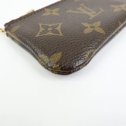 Louis Vuitton Key Monogram Canvas, Brown, Canvas, Clutch