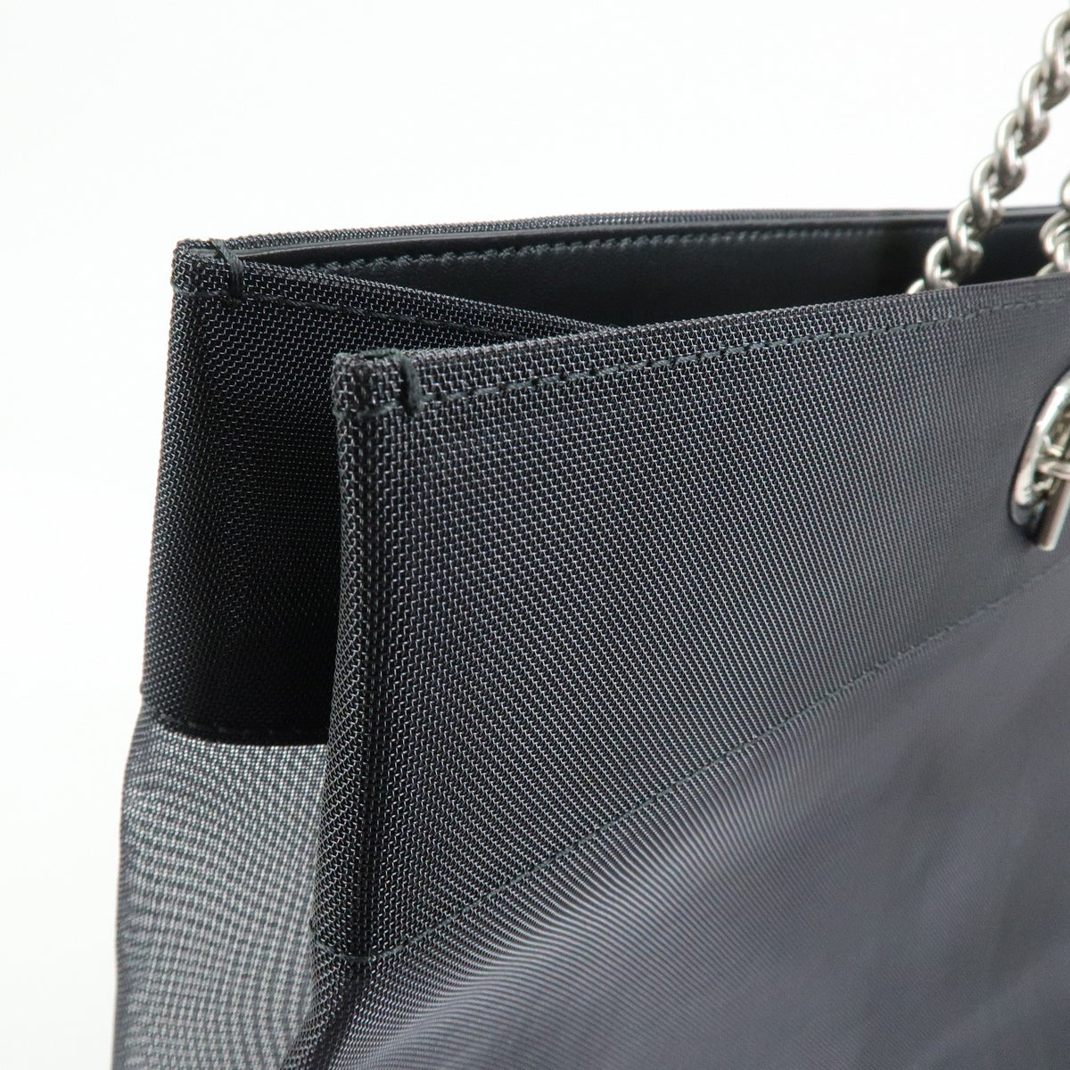 Balenciaga Duty Free Mesh with Leather, Black, Mesh, Tote Bag