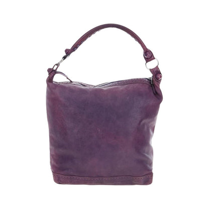 Balenciaga Covered Giant Brogues Day Hobo Leather, Purple, Leather, Shoulder Bag