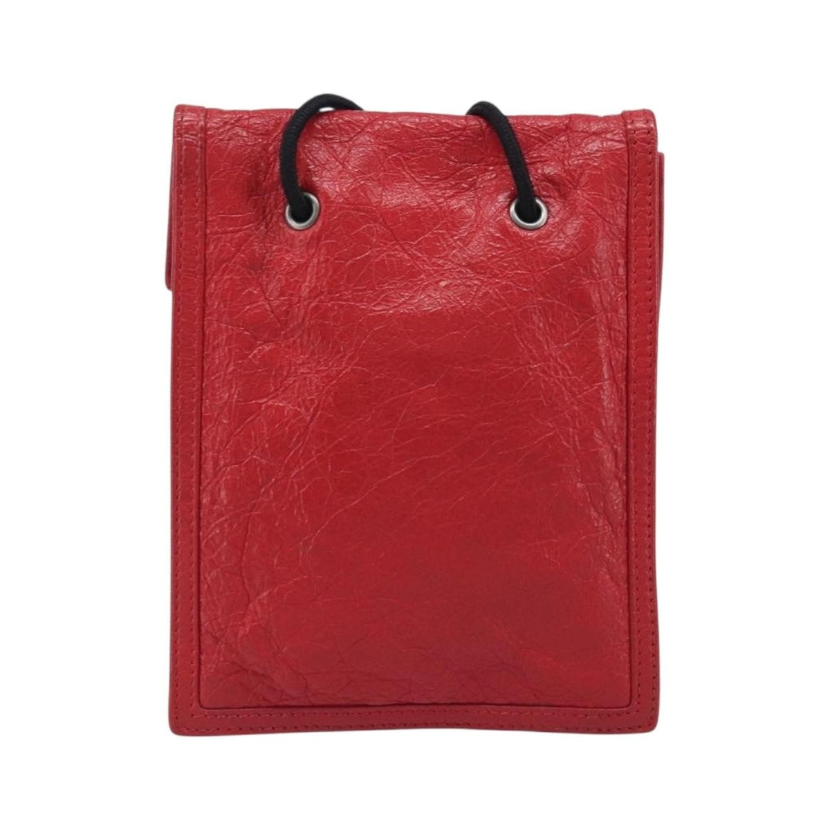 Balenciaga Explorer Leather, Red, Leather, Crossbody Bag