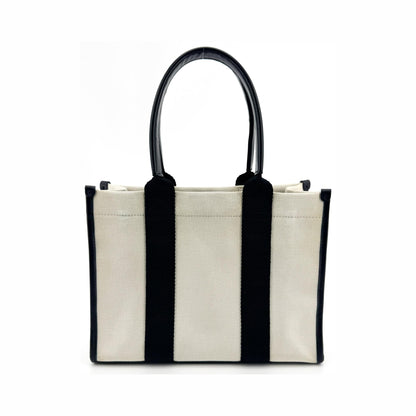 Balenciaga Hardware Canvas, Black, Canvas, Tote Bag
