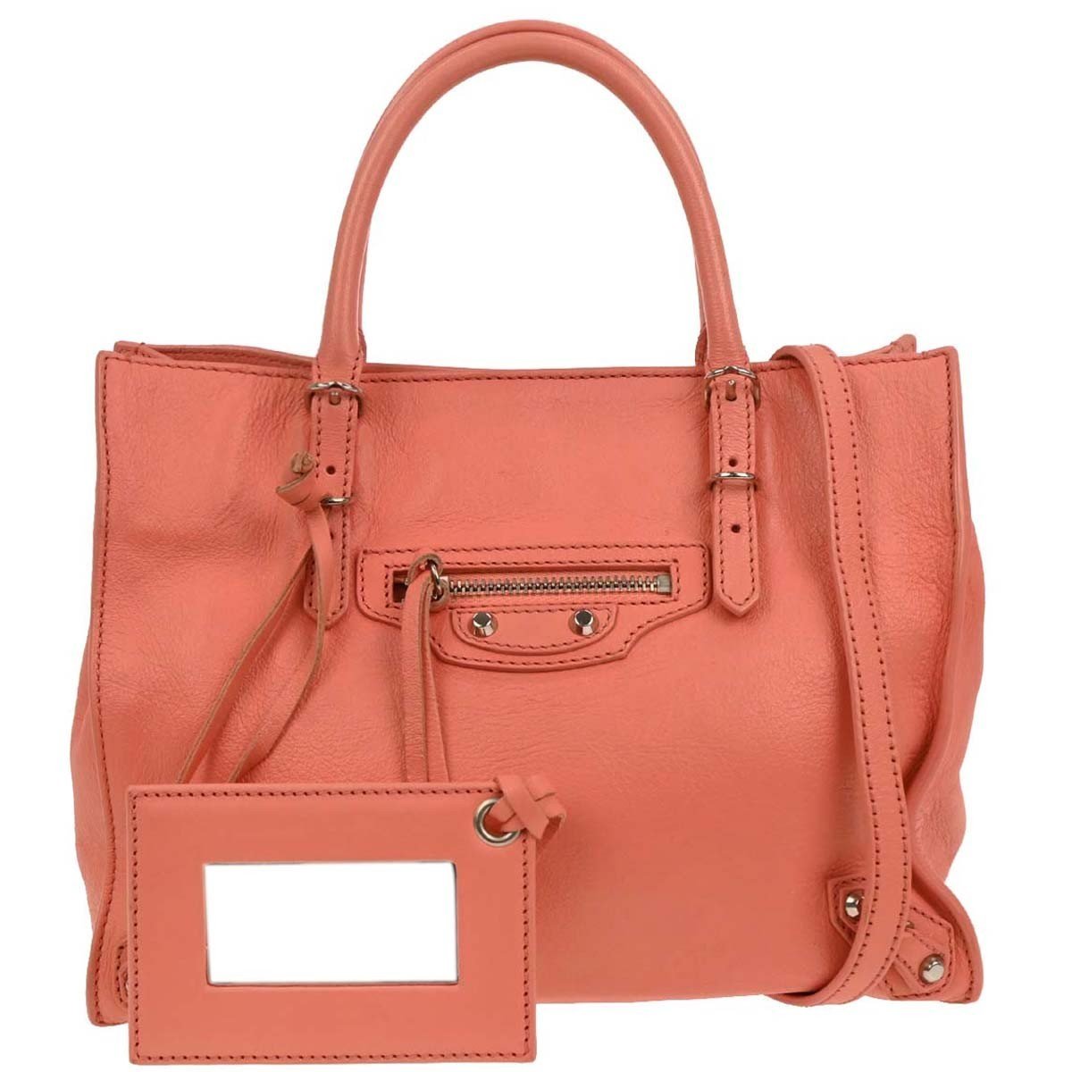 Balenciaga Papier A4 Zip Around Classic Studs Bag - Brandsamsara