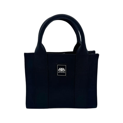 Balenciaga Trade East-West Nylon, Black, Canvas, Tote Bag