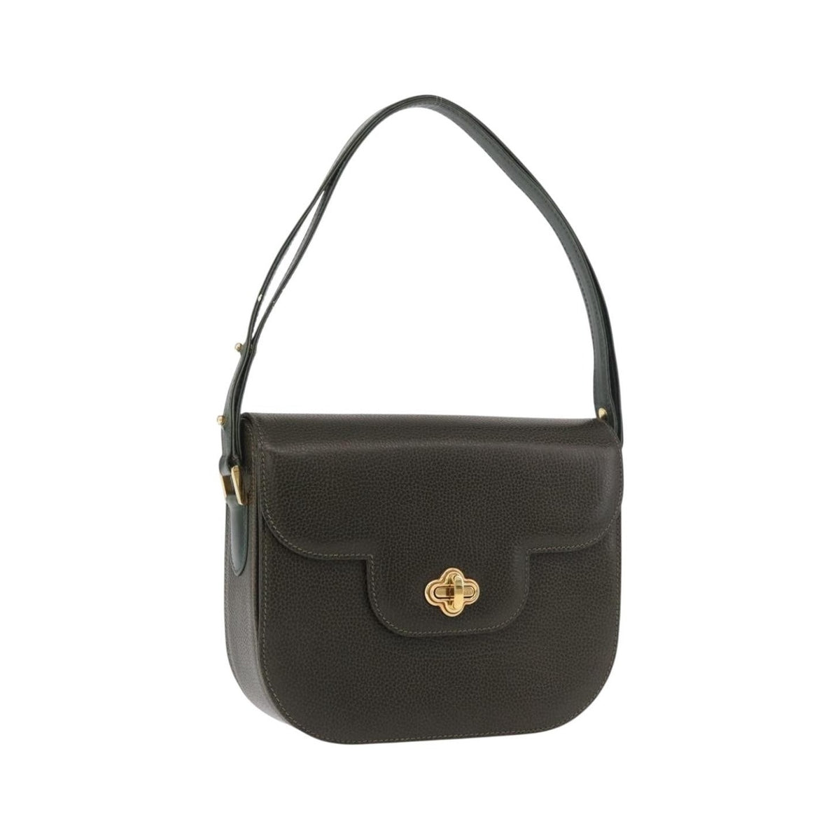 Bally Handbag Leather, Green, Leather, Handbag