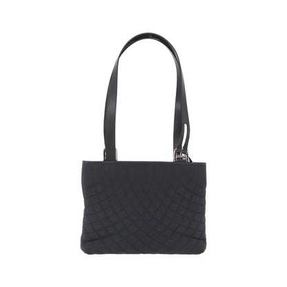 Bally Handbag Quilted Nylon, Black, Nylon, Handbag