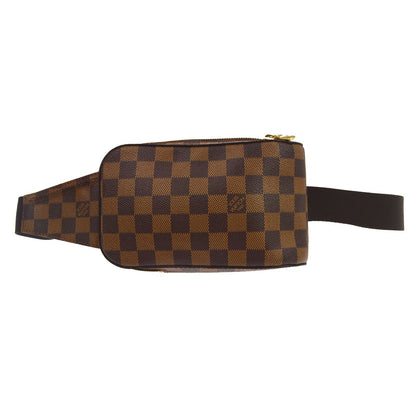 Louis Vuitton Geronimos Waist Damier, Brown, Canvas, Shoulder Bag