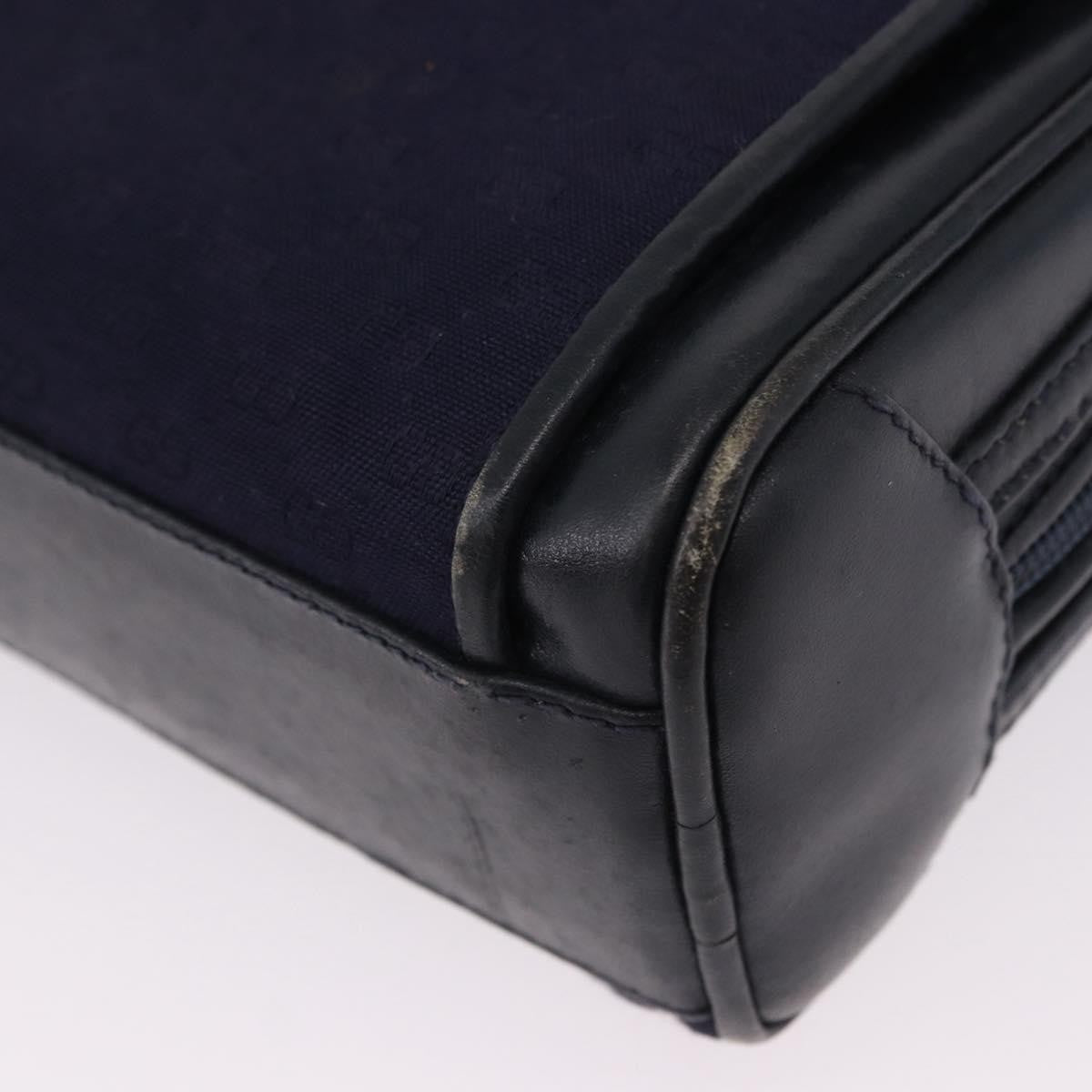 Gucci Micro GG Canvas Canvas, Navy, Canvas, Shoulder Bag
