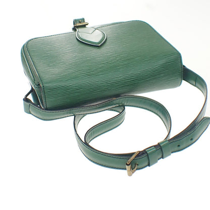 Louis Vuitton Cartouchiere Epi Leather, Green, Leather, Handbag