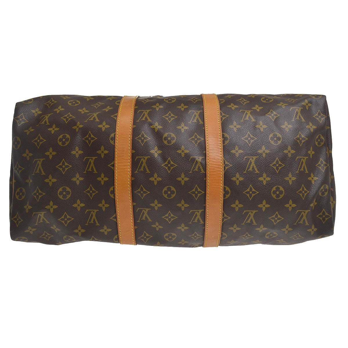 Louis Vuitton Keepall Monogram Canvas, Brown, Canvas, Travel Bag