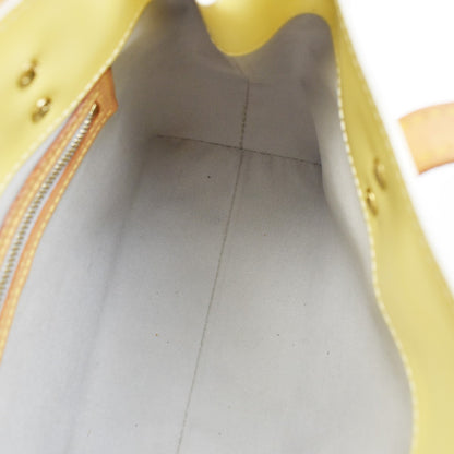 Louis Vuitton Reade Monogram Vernis, Yellow, Patent Leather, Handbag