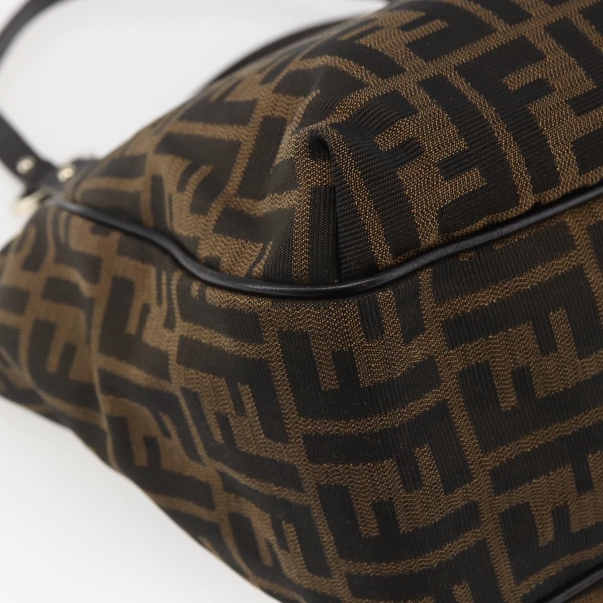 Fendi Chef Zucca Canvas, Brown, Canvas, Tote Bag