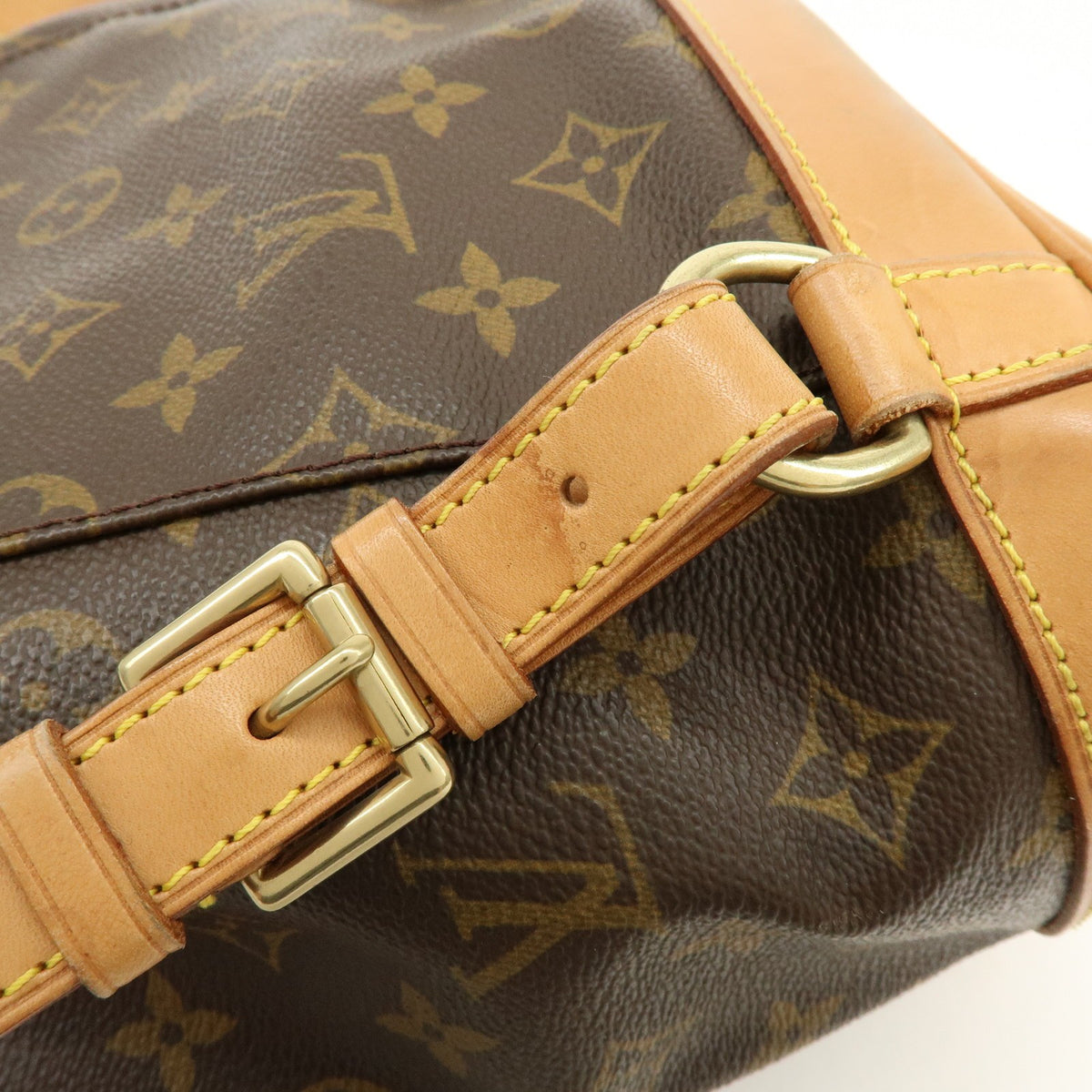 Louis Vuitton Vintage Montsouris Monogram Canvas, Brown, Canvas, Backpack