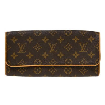 Louis Vuitton Twin Monogram, Brown, Canvas, Clutch