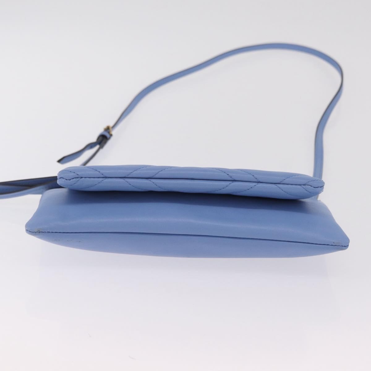 Gucci GG Marmont Double Matelasse Leather, Blue, Leather, Crossbody Bag