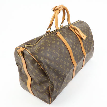 Louis Vuitton Keepall Bandouliere Monogram Canvas, Brown, Canvas, Travel Bag
