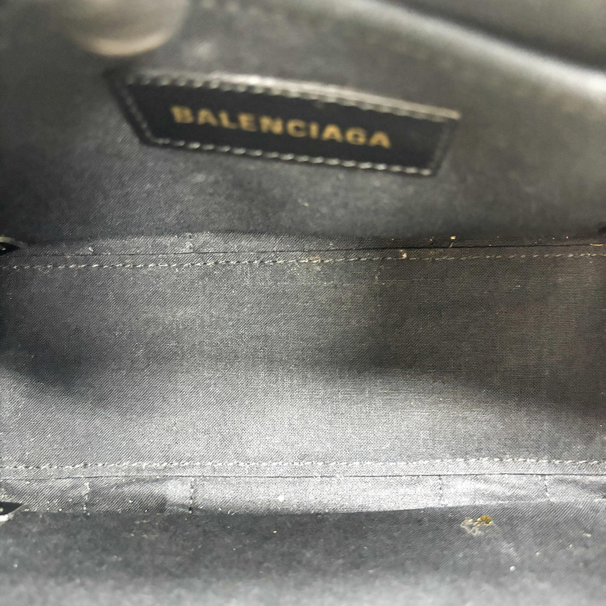 Balenciaga Hardware Canvas, Black, Canvas, Tote Bag