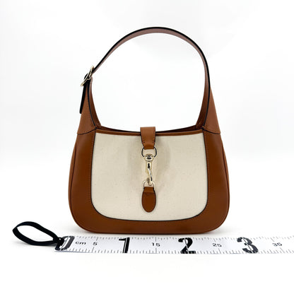 Gucci Jackie 1961 Hobo Leather, Brown, Leather, Shoulder Bag