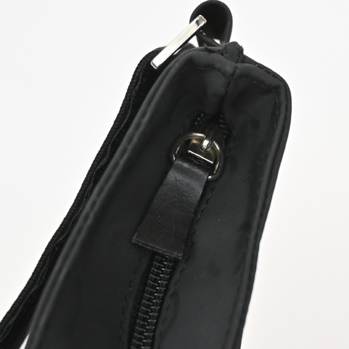 Celine Macadam waist Nylon, Black, Canvas, Backpack