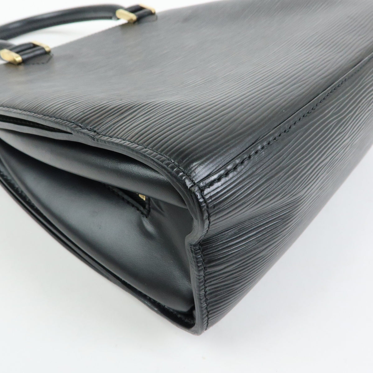 Louis Vuitton Pont Neuf Epi Leather, Black, Leather, Handbag