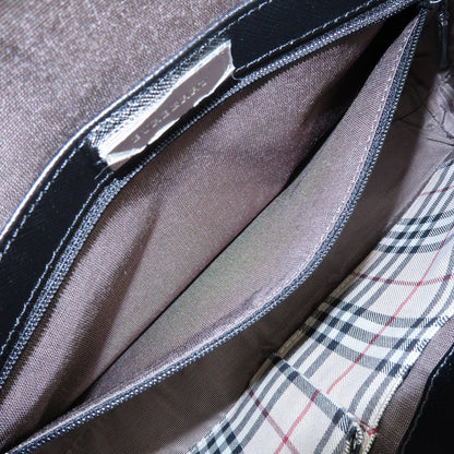 Burberry Shoulder Bag Leather, Black, Leather, Shoulder Bag