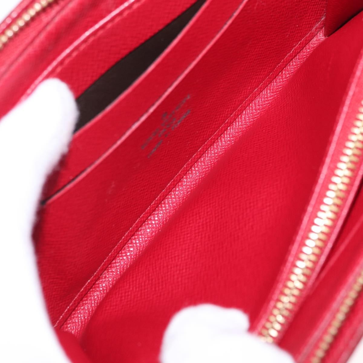Louis Vuitton Porte-Monnaie Zippy Limited Edition Monogram Cerises, Red, Canvas, Wallet