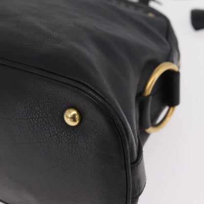 Saint Laurent Muse Leather, Black, Leather, Shoulder Bag