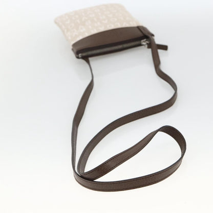 Bvlgari Logomania Canvas with Leather, Beige, Canvas, Shoulder Bag