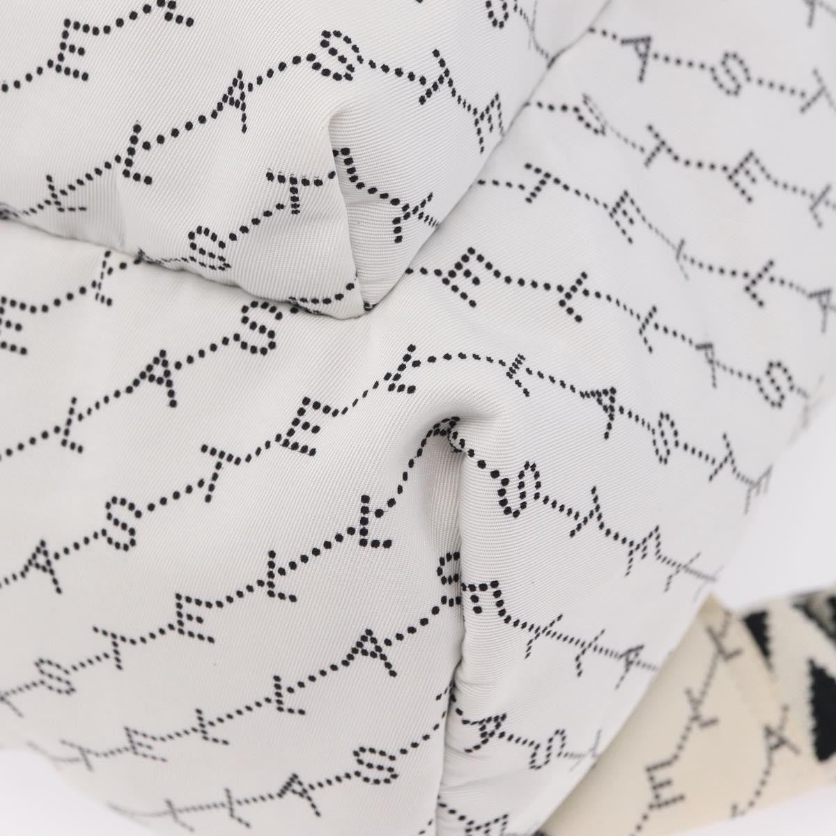 Stella McCartney Falabella Go Monogram Monogram Canvas, White, Nylon, Backpack