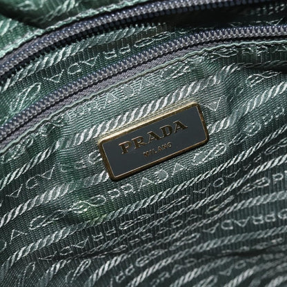 Prada Convertible Bow Tessuto, Green, Nylon, Tote Bag