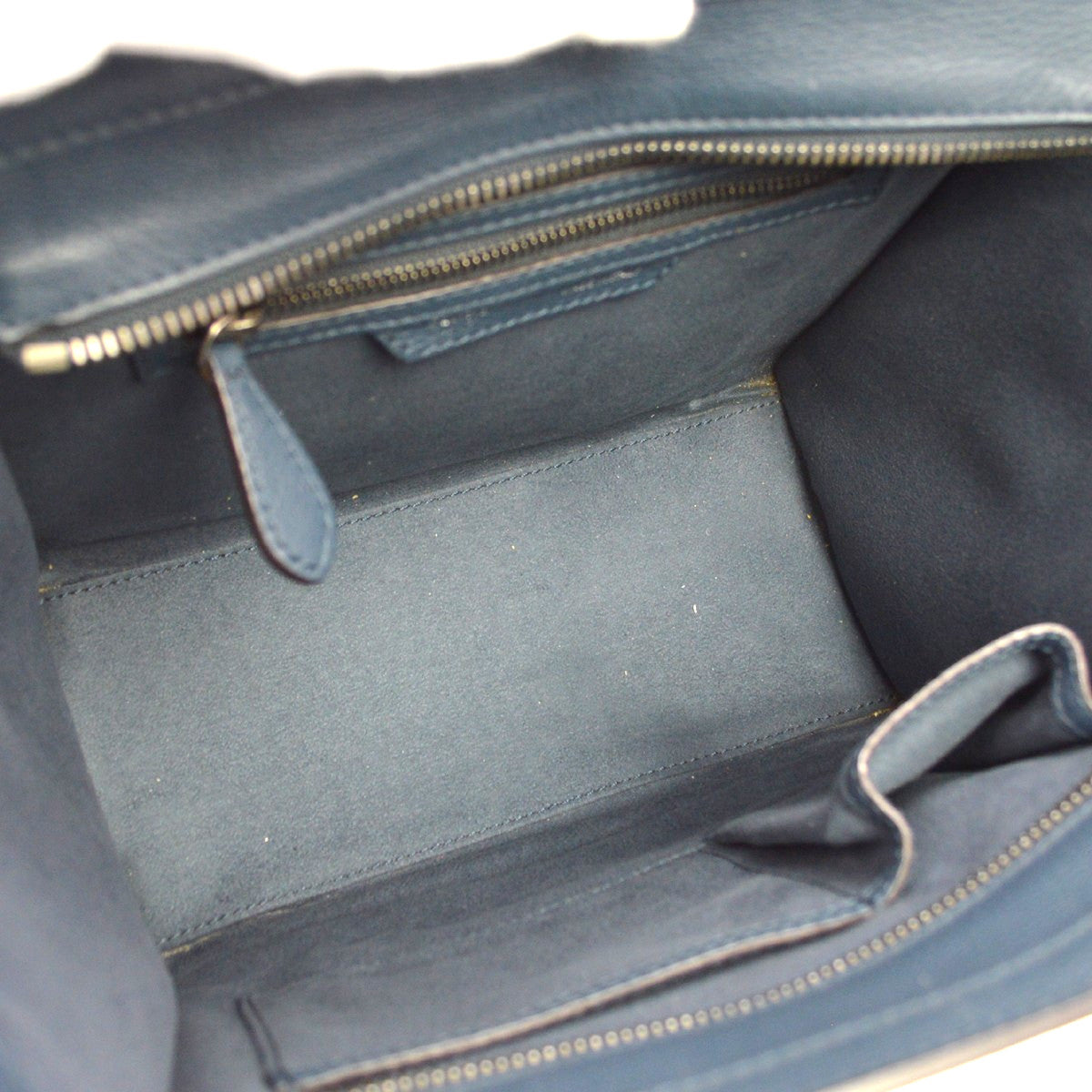 Celine Luggage Grainy Leather, Navy, Leather, Handbag