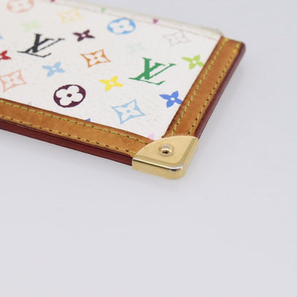 Louis Vuitton Pochette Clés Monogram Canvas, White, Canvas, Wallet