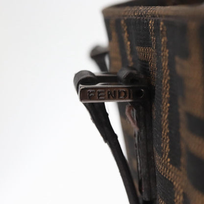 Fendi Vintage Open Tote Zucca Canvas, Brown, Canvas, Tote Bag