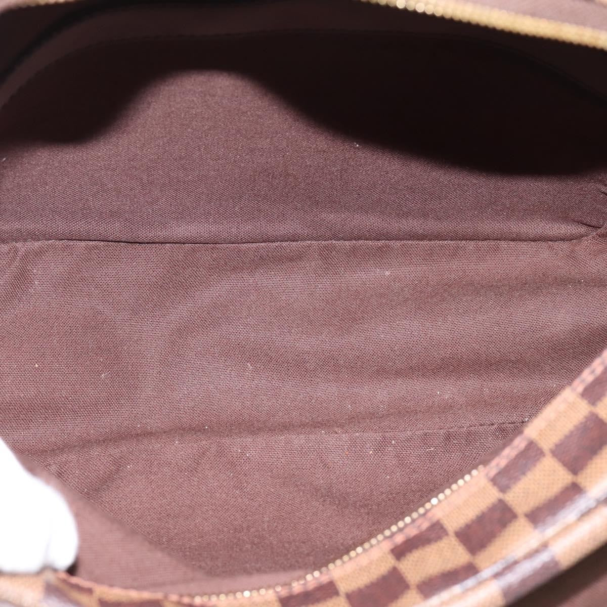 Louis Vuitton Naviglio Damier, Brown, Canvas, Shoulder Bag