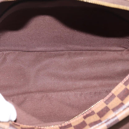 Louis Vuitton Naviglio Damier, Brown, Canvas, Shoulder Bag