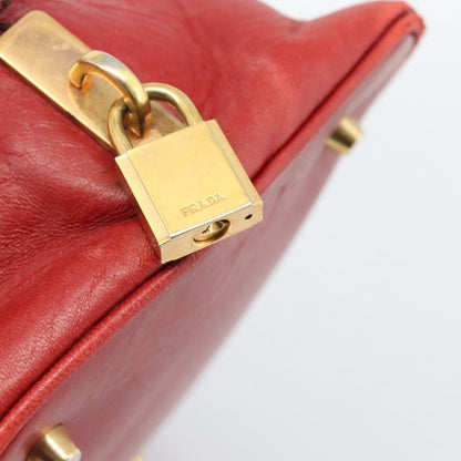 Prada Promenade Saffiano Leather, Red, Leather, Handbag