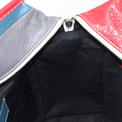 Balenciaga Bazar Striped Leather, Multicolour, Leather, Tote Bag