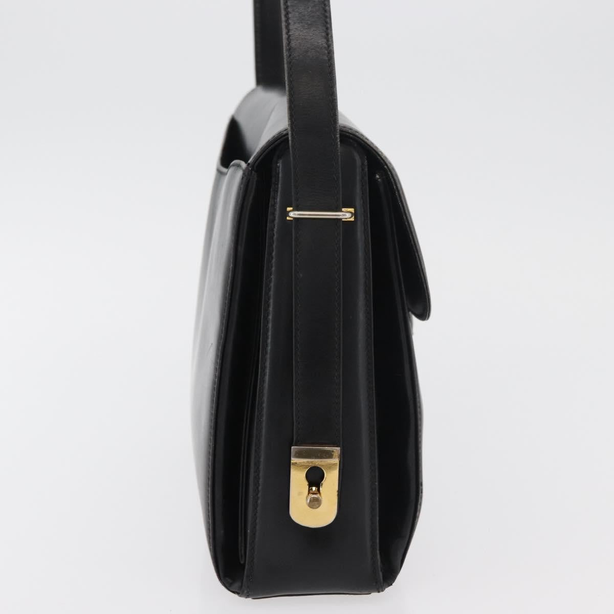 Gucci Shoulder Leather, Black, Leather, Shoulder Bag