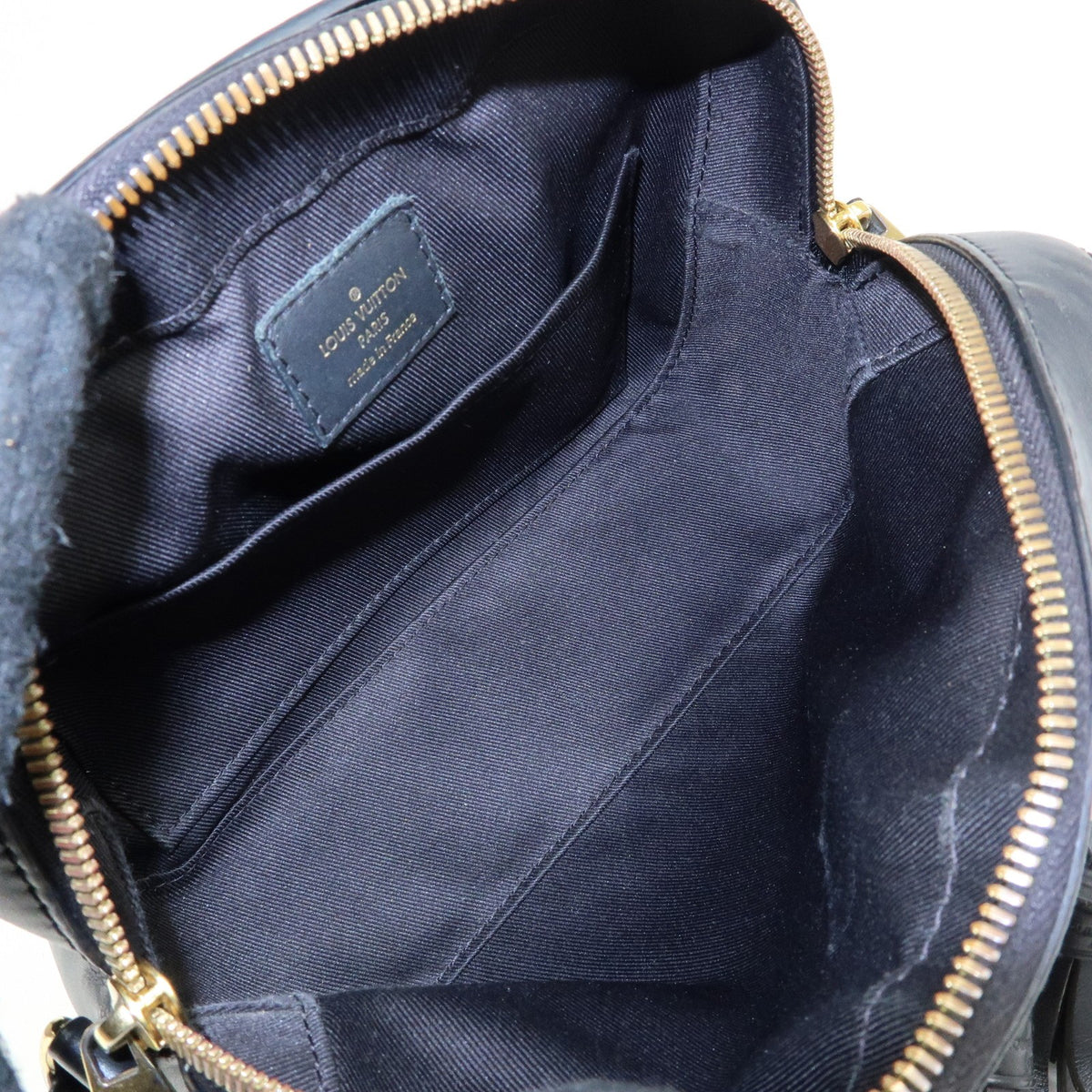 Louis Vuitton Saintonge Monogram Canvas with Leather, Brown, Canvas, Handbag