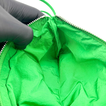 Bottega Veneta Padded Tech Cassette Intrecciato Nylon, Green, Nylon, Crossbody Bag