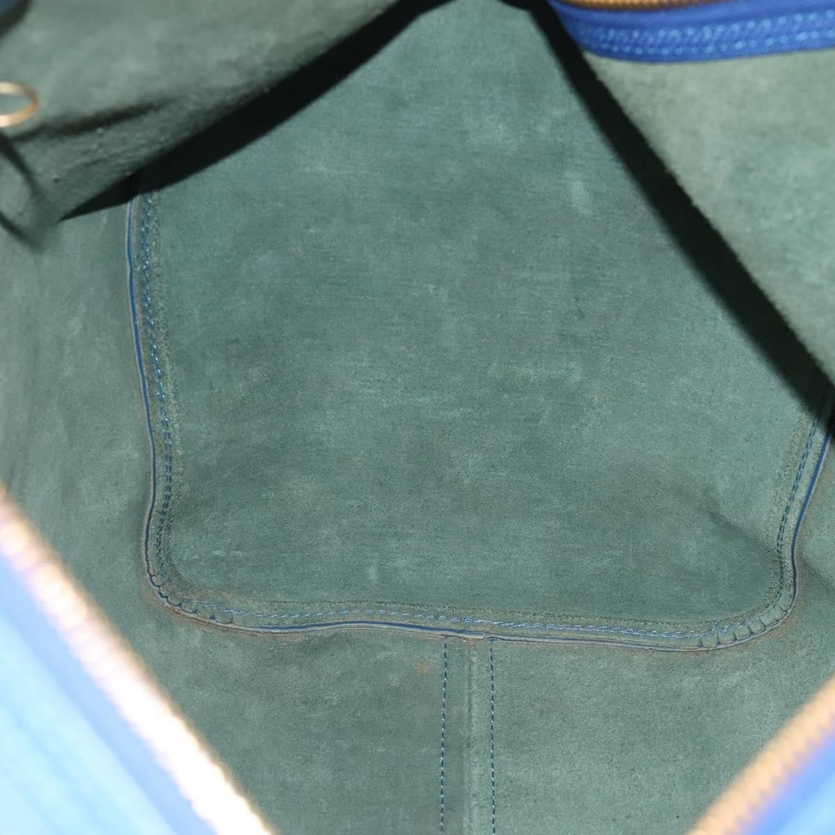Louis Vuitton Keepall Epi Leather, Blue, Leather, Travel Bag