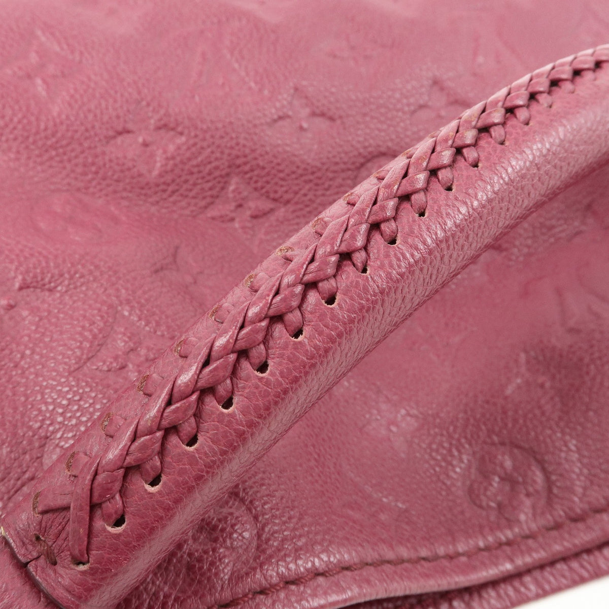 Louis Vuitton Artsy Monogram Empreinte Leather, Burgundy, Leather, Handbag