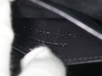 Saint Laurent Kaia Leather, Black, Leather, Shoulder Bag
