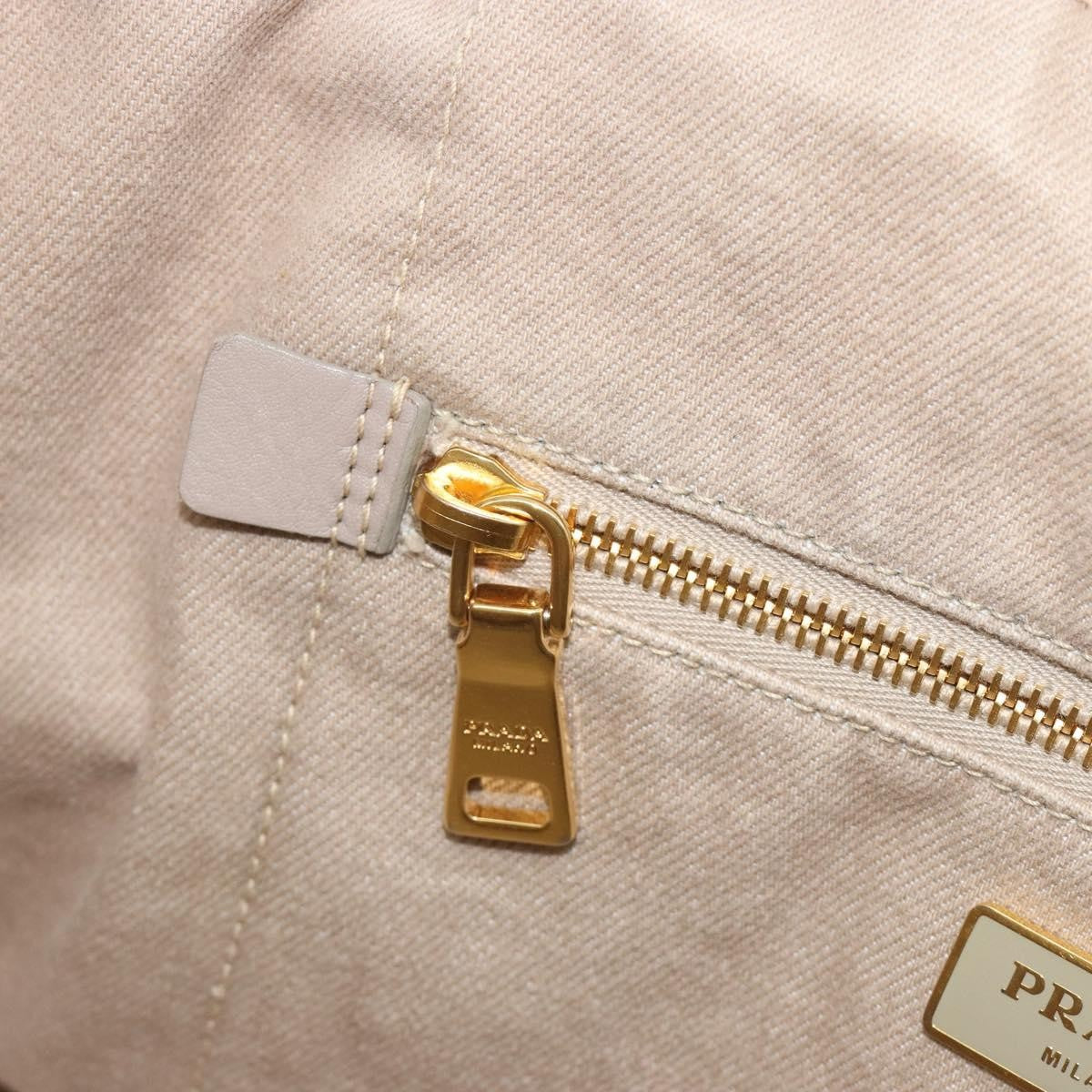 Prada Canapa Canvas, Beige, Canvas, Tote Bag