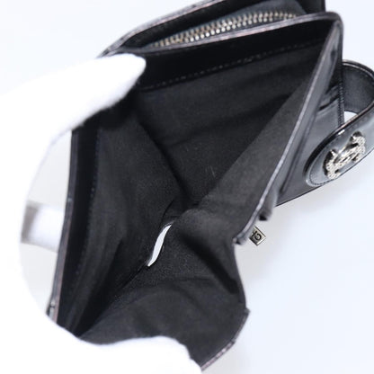 Chanel Brilliant CC French Quilted Patent, Black, Patent Leather, Wallet