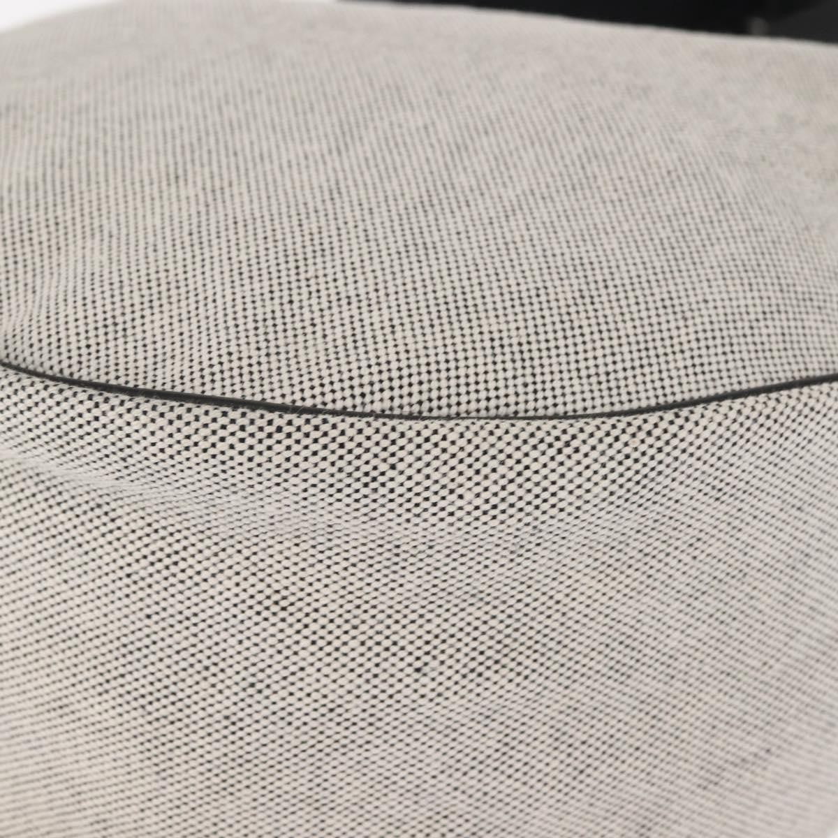 Hermes Sac Luco Canvas with Leather, Gray, Canvas, Handbag