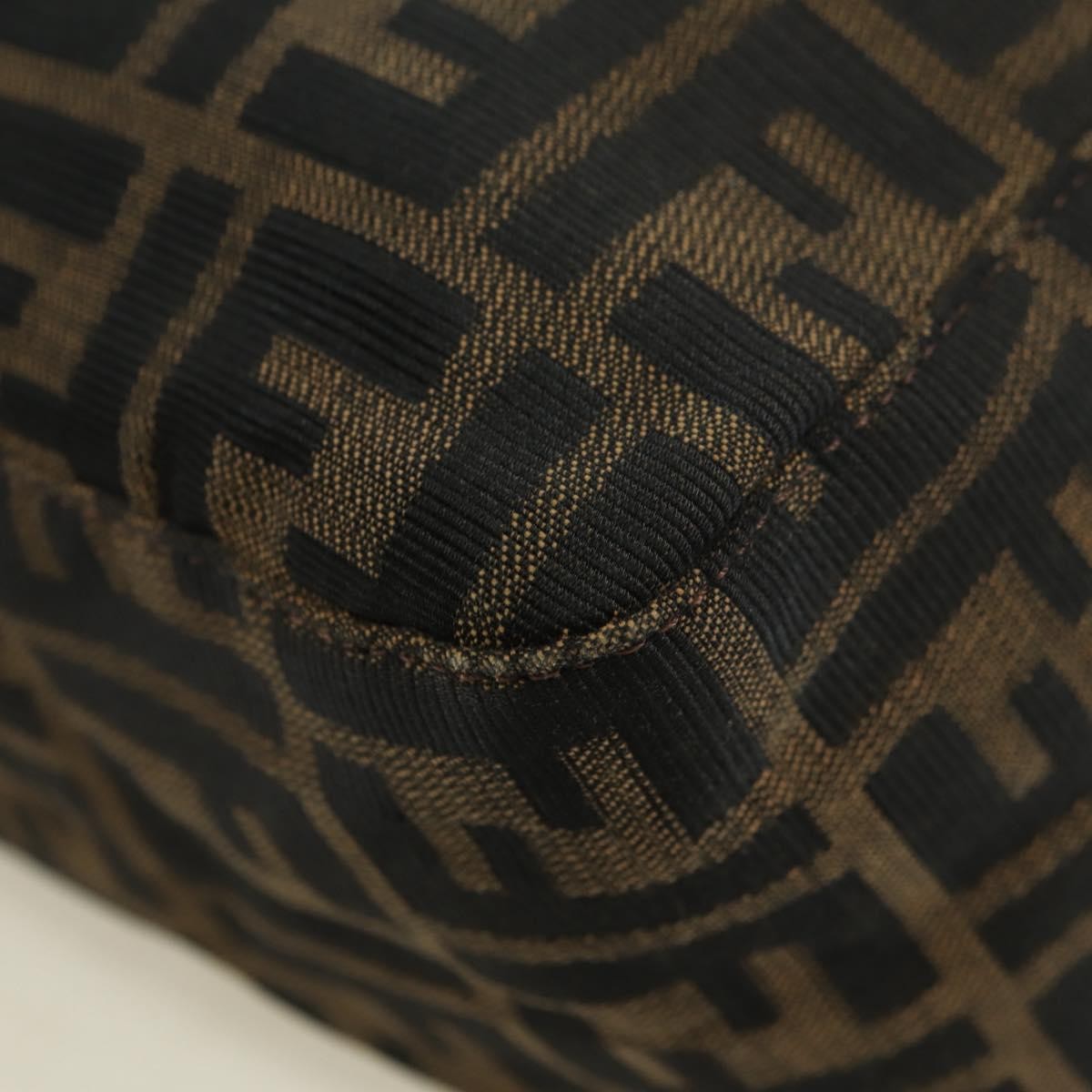 Fendi Mama Forever Zucca Canvas, Brown, Canvas, Handbag