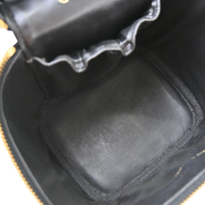 Chanel Vintage Timeless Cosmetic Case Caviar, Black, Leather, Handbag