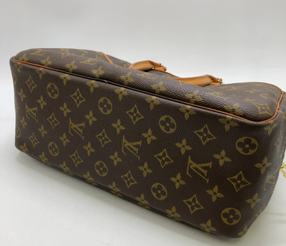 Louis Vuitton Deauville Monogram Canvas, Brown, Canvas, Handbag